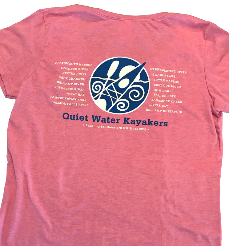 Quiet Water Kayakers t-shirt design.